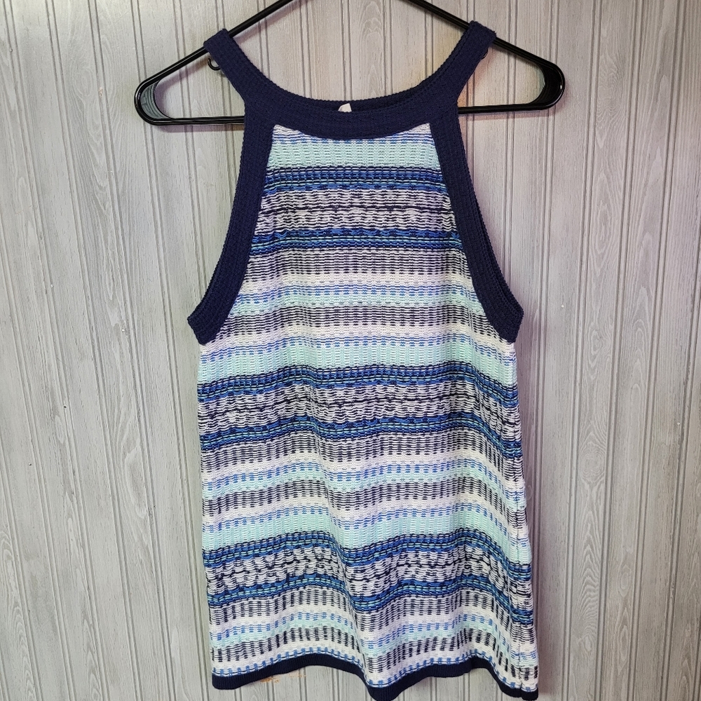 Anthropologie Moth Colmer Intarsia Knit Sweater Tank Top
